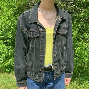 Wrangler Black Denim Jacket